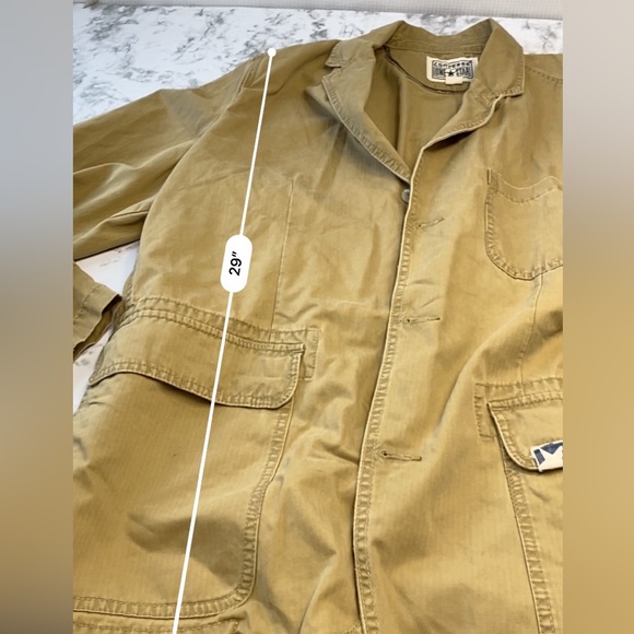 - Converse One Star Khaki Button Front Trendy Sport Coat Blazer Jacket X-L… - Picture 5 of 9